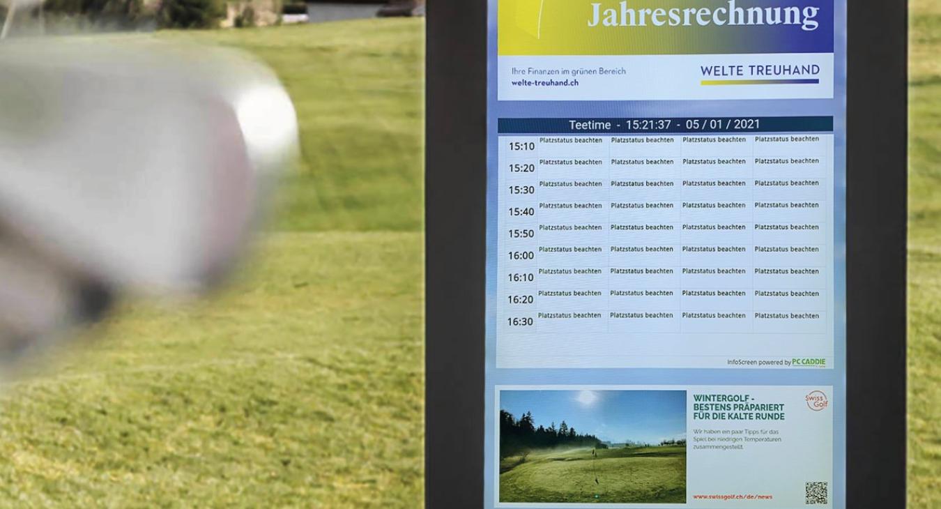 Welte Treuhand AG: Auftritt Golfplatz