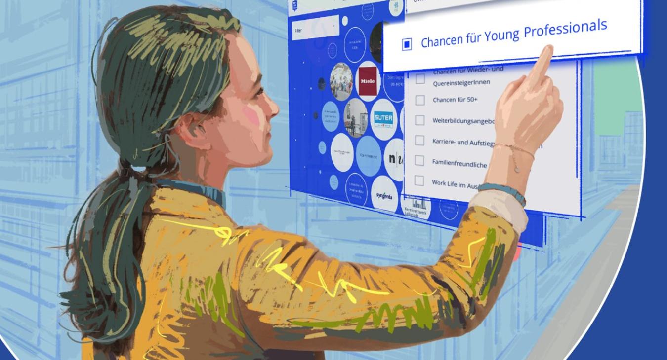 Kanton Aargau: Work Life Aargau Illustrationen