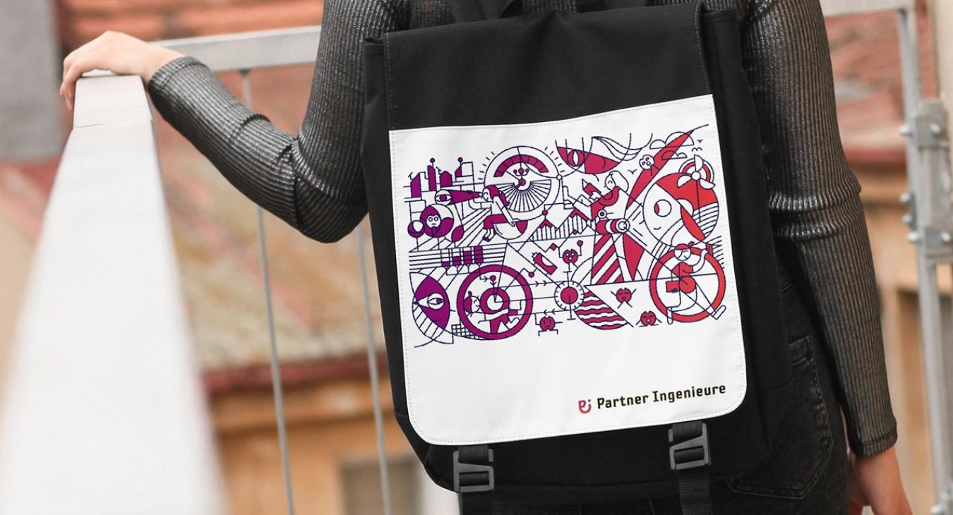 Partner Ingenieure AG - Wandbild aus Energie